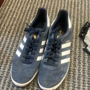 Adidas Blue and White Sneakers Classic Style